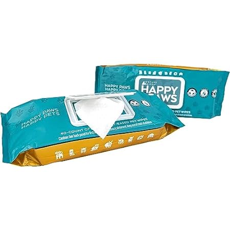 Venture Wipes Happy Paws - Natural Pet Wipes for Dogs and