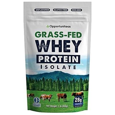 Opportuniteas Grass Fed Whey Protein Powder Isolate - Unf