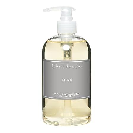 K. Hall Designs Milk Liquid Hand Soap， Creamy-Sweet Cocon
