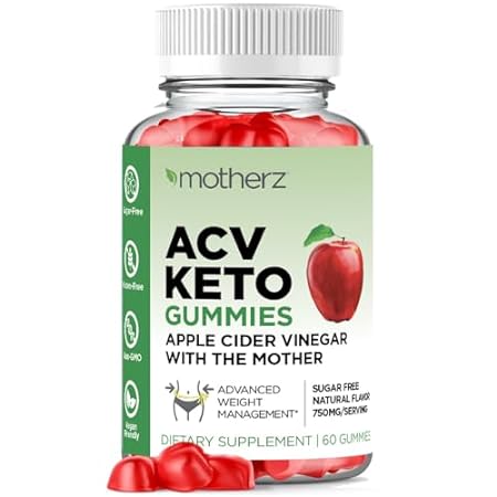 ACV Keto Gummies with Apple Cider Vinegar (with The Mothe