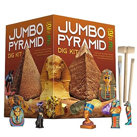 XXTOYS Ancient Egyptian Pyramids Dig Kit Gem Excavation S