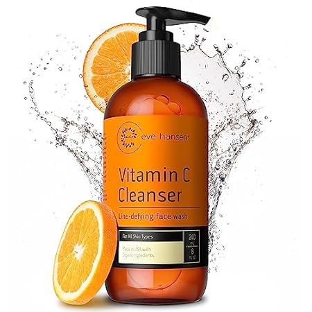 Vitamin C Cleanser Face Wash | HUGE 8 oz Anti Aging Facia