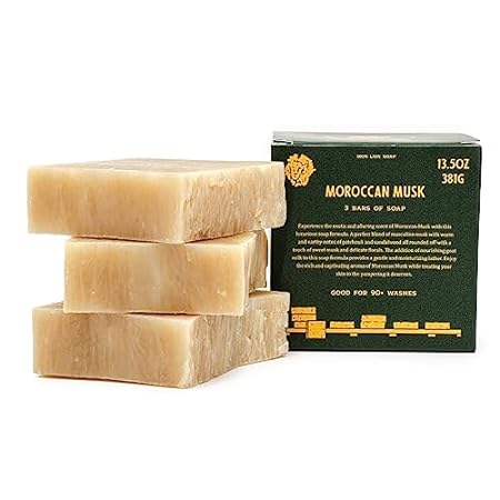 Iron Lion Soap - MOROCCAN MUSK， Handmade， Organic， Plant