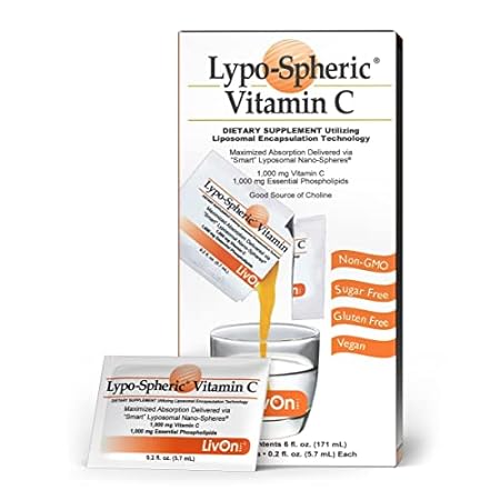 LivOn Laboratories Lypo–Spheric Vitamin C – 1 Carton (30