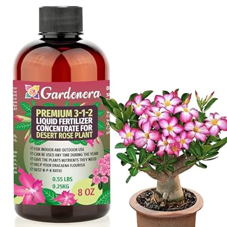 Premium Liquid Desert Rose Plant Fertilizer - 3-1-2 Conce