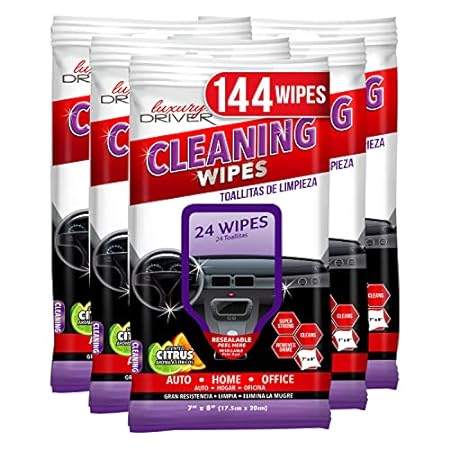 Car Wipes Interior Cleaner Wipes for Dust and Dirt for Da