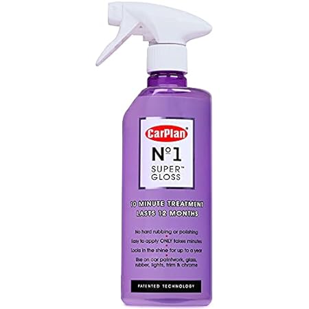 CarPlan No1 Super Gloss， 10 min to Apply Lasts 12 Months，