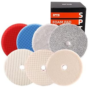 Inch Pads Buffing 5.5 SPTA 7Pc Face Polishing for 5Inch