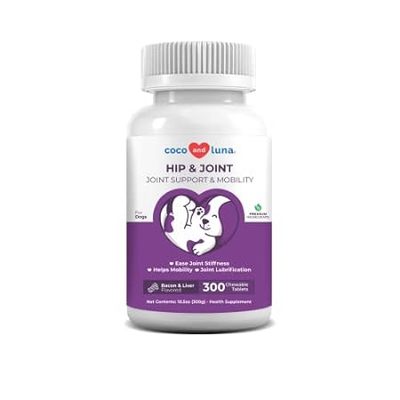 Glucosamine for Dogs - 300 Chewable Tablets - Hip and Joi