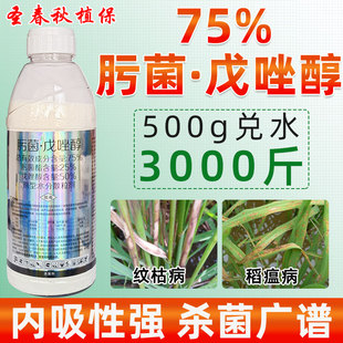 肟菌戍唑醇戊唑醇果树锈病水稻纹枯白粉炭疽病专用药拿杀菌剂敌稳