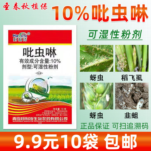 10%吡虫啉韭蛆蚜虫稻飞虱杀虫剂