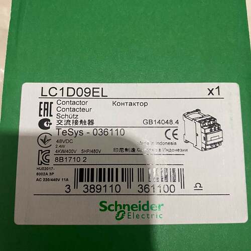 可维修进口接触器LC1D09EL，进口，纯新议价