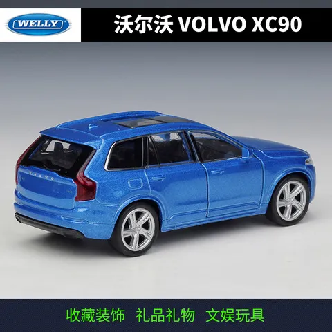 合金：XC90SUV汽车模型仿真WELLY威利1VOLVO36沃尔沃回力车