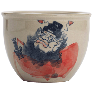 陶瓷奔马茶杯家用大号主人杯茶具茶盏喝茶碗单杯个人专用喝茶杯子