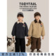 潮流棉服外套 儿童蓬松保暖时尚 幼悠男童美式 复古棒球夹克2025冬季