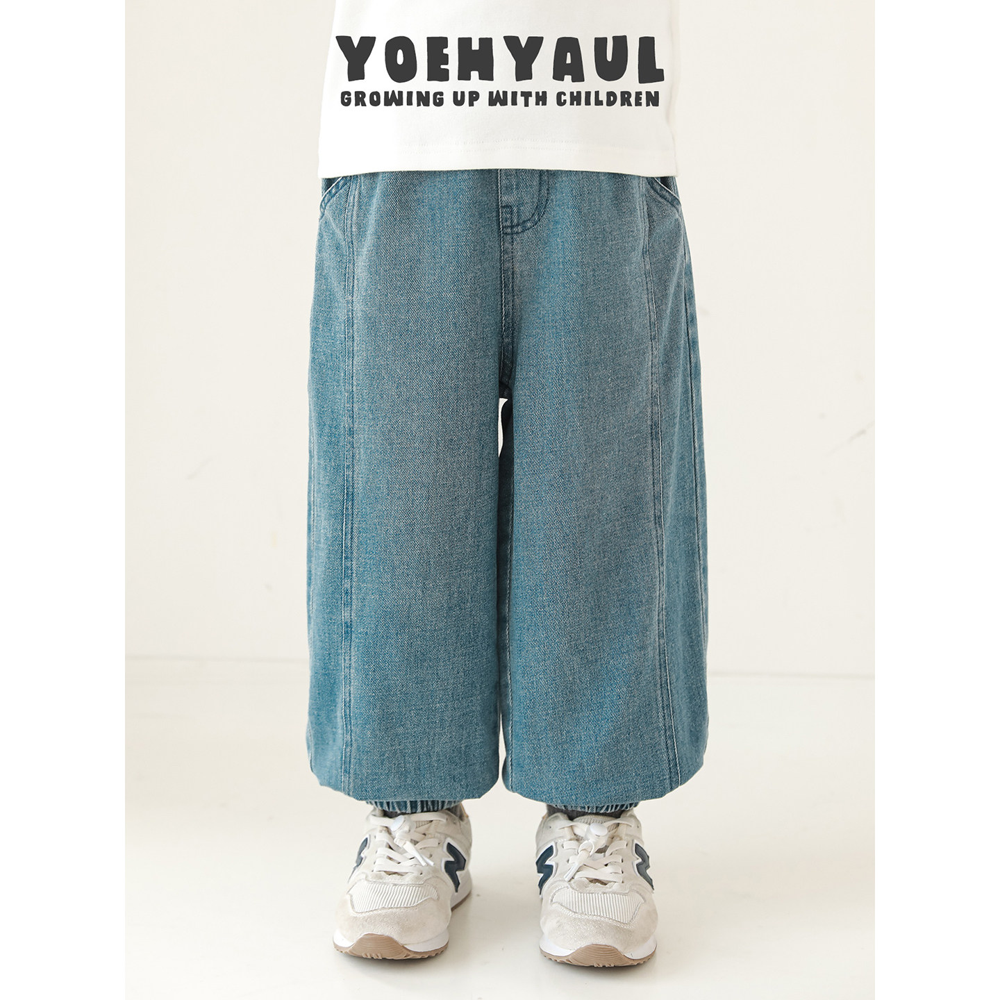 幼悠童装男童牛仔裤秋装儿童裤子春秋款2025新款男孩做旧复古长裤,童装/婴儿装/亲子装,裤子,淘宝优惠券,粉丝福利购,淘宝优惠卷