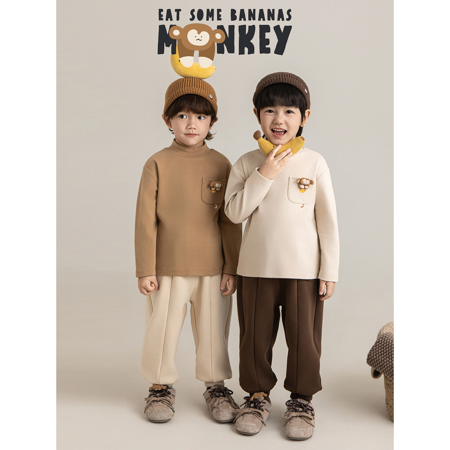 幼悠男童冬季套装儿童棉柔小弹簧半高领打底衫加绒加厚保暖卫裤潮,童装/婴儿装/亲子装,套装,淘宝优惠券,粉丝福利购,淘宝优惠卷