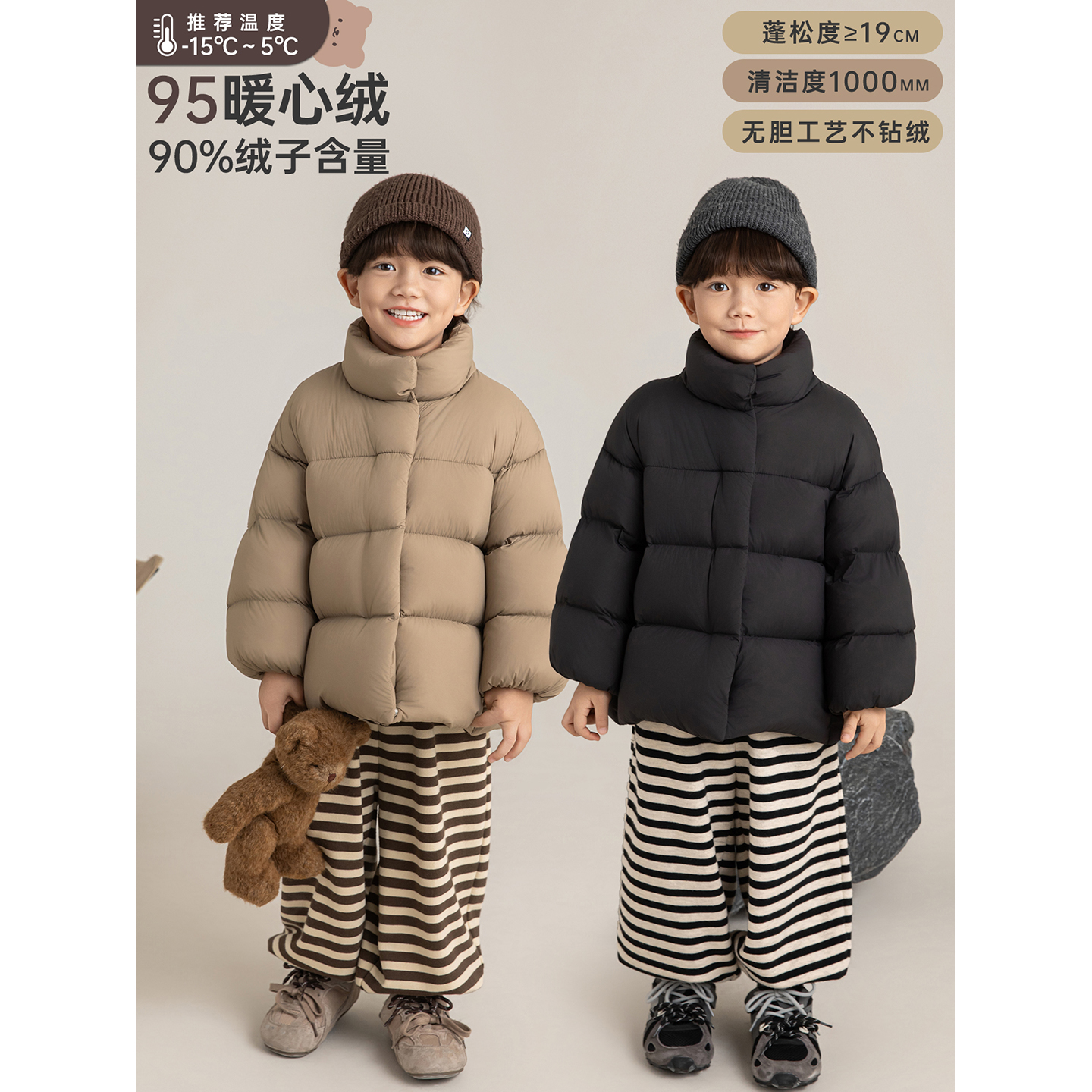 幼悠童装95白鸭绒羽绒服男童2025冬季新款加厚保暖外套超好看冬装