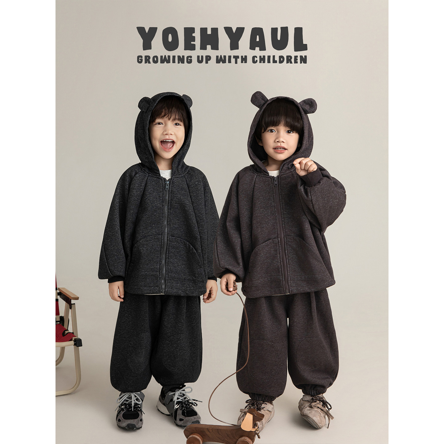 幼悠男童2025冬季新款连帽保暖外套简约时尚宽松显瘦灯笼裤套装潮,童装/婴儿装/亲子装,套装,淘宝优惠券,粉丝福利购,淘宝优惠卷