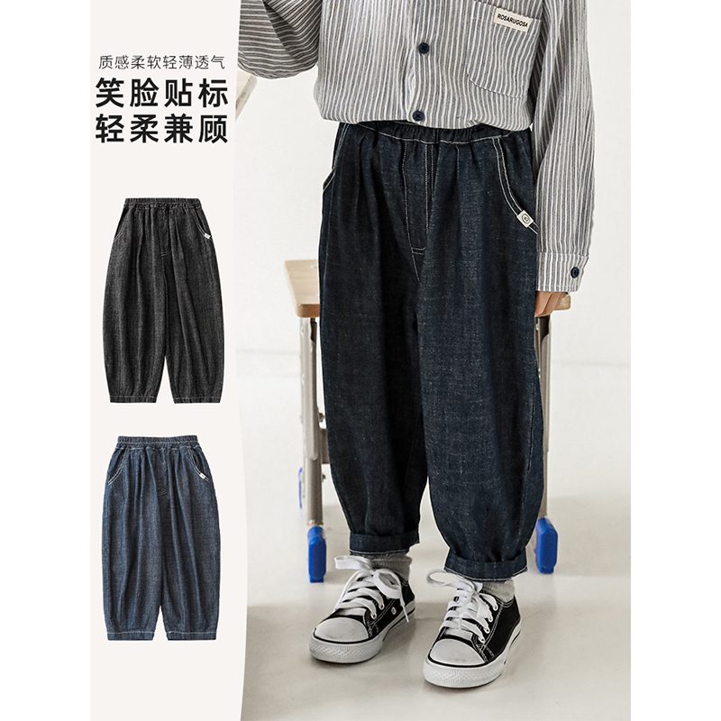 腰头牛筋束口，质感舒适度高