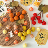 装 芯苼 新年多彩葡萄配饰鲜花花束包装 饰节日礼物手工DIY挂件搭配