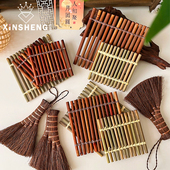 芯苼 新年竹排系列节日礼物复古装 饰材料天然手工DIY花店花艺资材