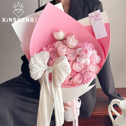 芯苼雪缎涟漪布料高级感蝴蝶结