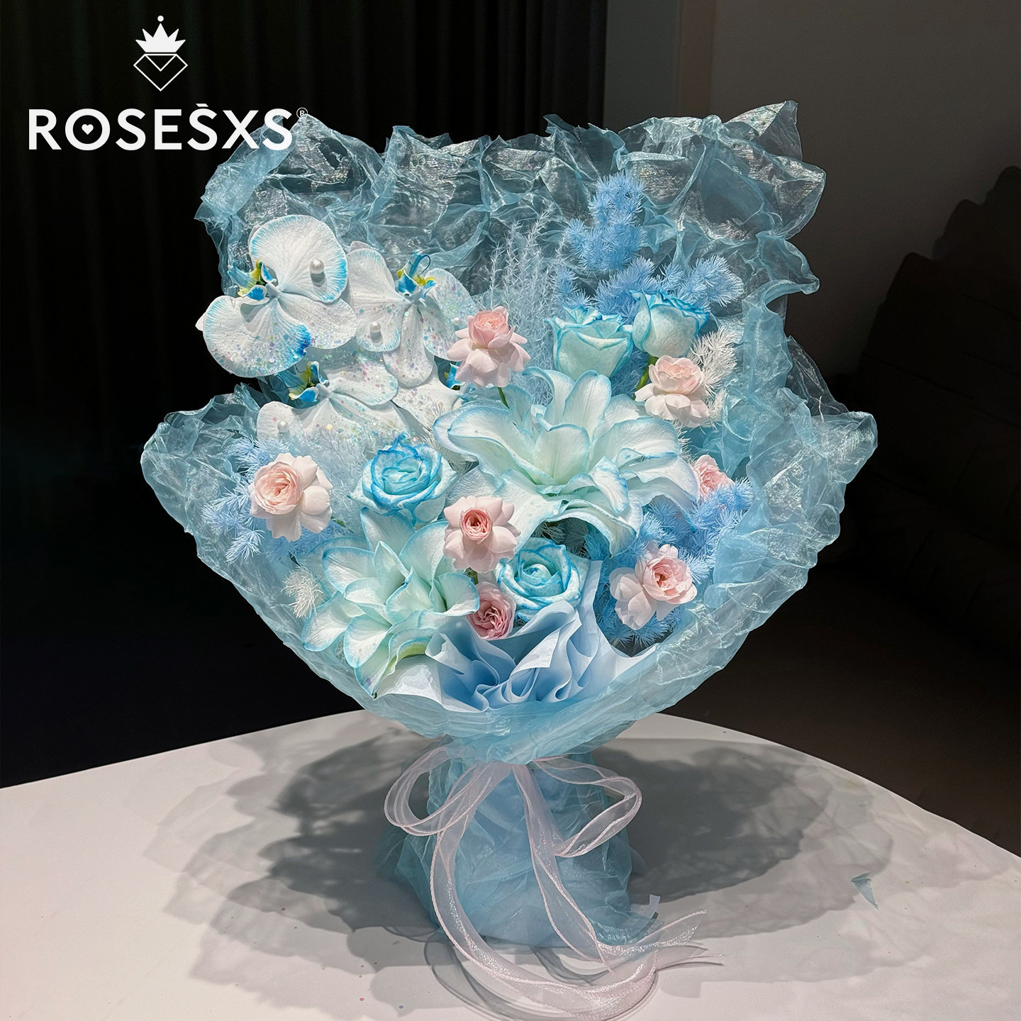 芯苼琉璃纱系列韩式包花网纱