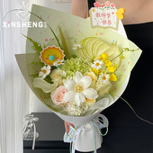 芯苼 原创小森林·包装 纸鲜花束手工DIY小清新包花纸花店花艺资材