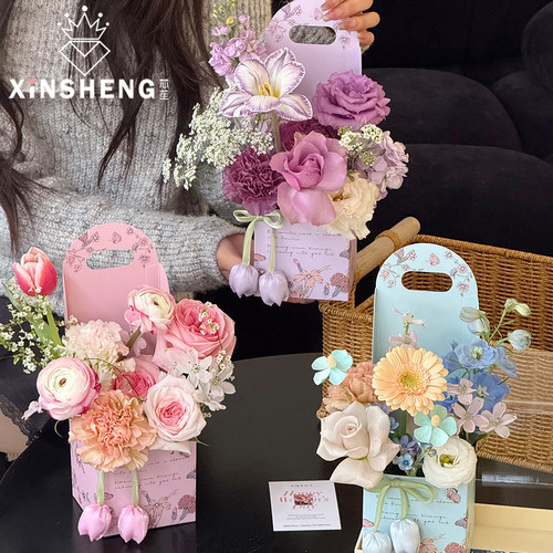 芯苼觅花记花盒莫兰迪色系