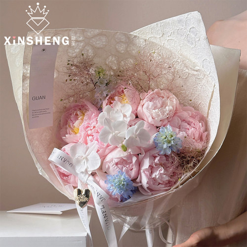 芯苼立体花瓣高级花艺包装纸
