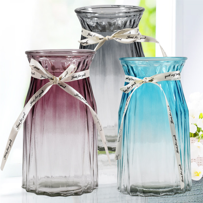 水养鲜花时尚简约玻璃花瓶透明中型花瓶插花用瓶器罐子花卉用瓶,鲜花速递/花卉仿真/绿植园艺,花瓶,淘宝优惠券,粉丝福利购,淘宝优惠卷