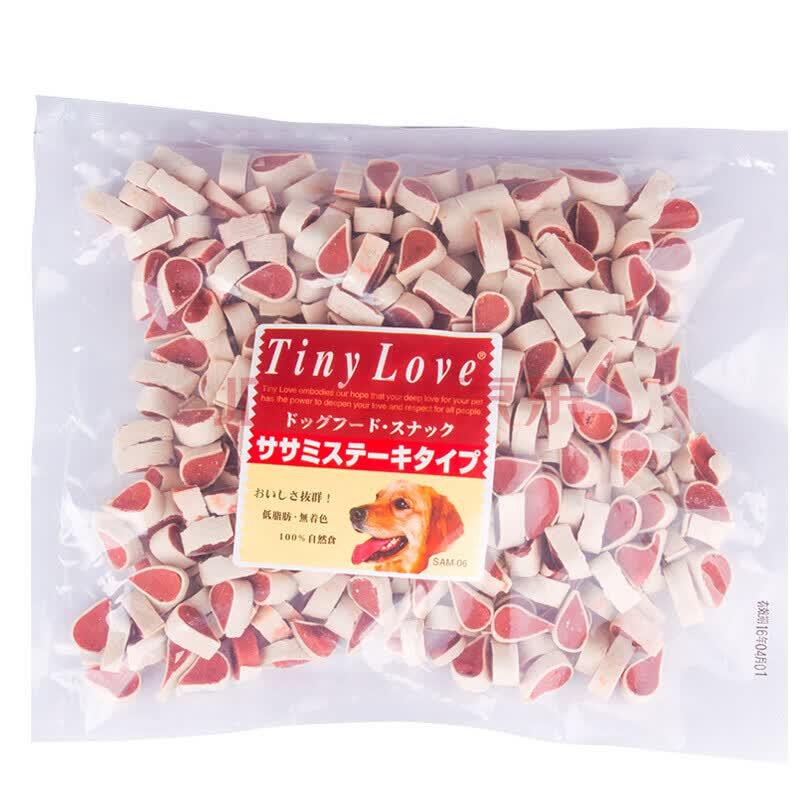 Tiny Love狗零食鳕鱼小寿司400g宠物狗零食泰迪柯基金毛训练美毛
