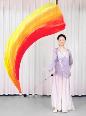 运动会入场开幕式道具彩绸甩纱球