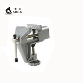 平口钳小型夹持类 平口钳 赛科平推式 台虎钳微型台钳360度桌虎钳