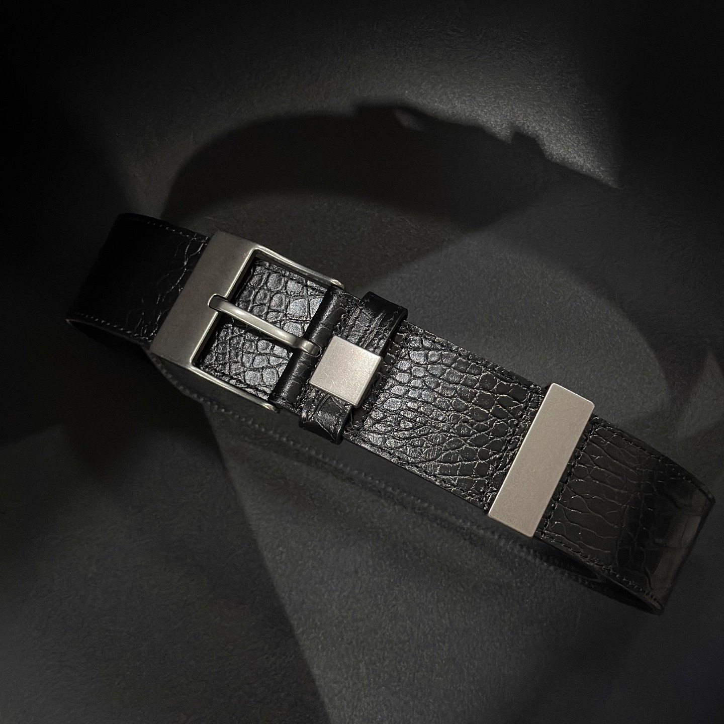 正确版酷帅中性辣妹宽腰带