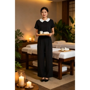 美容院工作服夏季美容师2026医美前台高端套装女皮肤管理美容专用