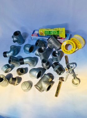 1.2寸1.5寸2寸燃气专用管件DN32DJN40DN50国标加厚玛钢配件规格全