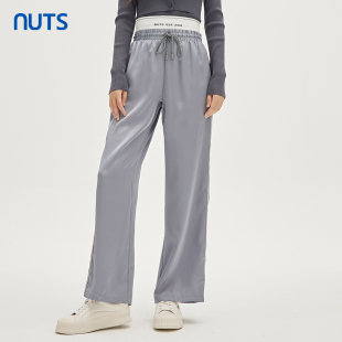 气质百搭宽松显瘦松紧腰休闲长裤 时尚 女332071145 新款 NUTS秋季