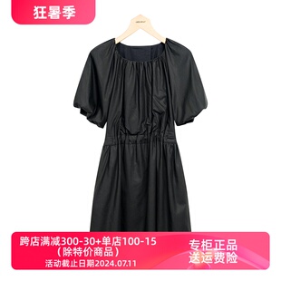 分oldcolour欧珂夏季 599 小个子纯色收腰显瘦连衣裙女Q27101040B