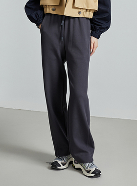 oldcolour秋季新款直筒阔腿裤女垂感休闲宽松裤子女P330705A1-599