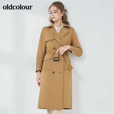 秋季中长款风衣oldcolour时尚