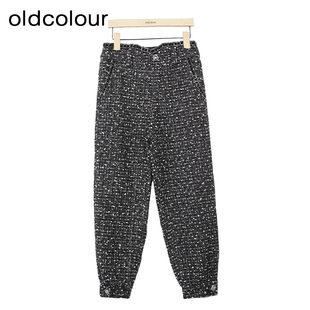 女O44073419 收脚百搭宽松显瘦长裤 899 冬季 oldcolour复古休闲裤