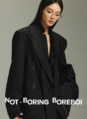 NB B丨澳洲进70超细美利诺羊毛0压感极简立领双领不规则西服外套