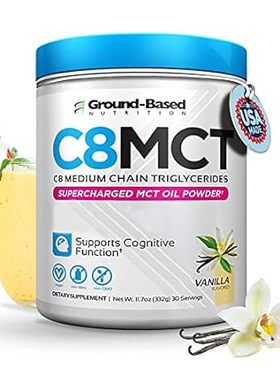Ground-Based Nutrition C8 MCT Oil Powder – Supercharged M