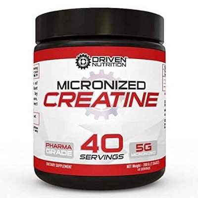 Driven Nutrition Creatine， 200g - Unflavored Micronized P