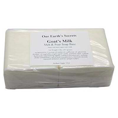 Our Earth's Secrets Goats Milk - 2 Lbs Melt and Pour Soap