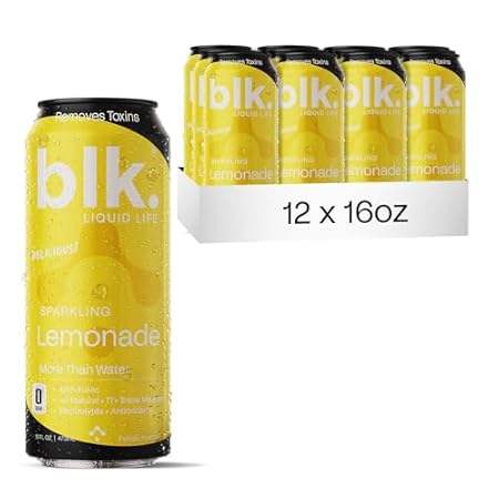 blk. Natural Alkaline Sparkling Mineral Water Electrolyte