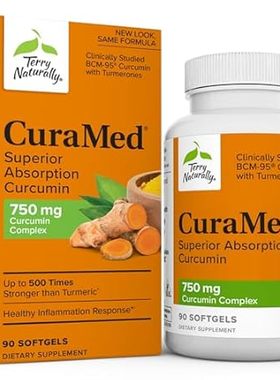 Terry Naturally CuraMed 750 mg Curcumin Complex - 90 Soft