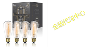 60W Exposed Vintage Pack Light Edison Bulb Dimmable